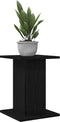 vidaXL - Plantstandaard - 2 - stuks - Zwart - Eiken - 30x30x40 - cm - Engineered - Wood
