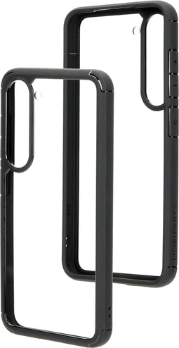 Mobiparts Rugged Clear Case Samsung Galaxy S23 - Shockproof TPU - Kristalhelder Achterkant - Zwart (2023)