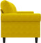 vidaXL - Driezitsbank - 180 - cm - fluweel - geel