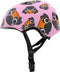 Mini Hornit Lids Fietshelm voor Kinderen met LED achterlicht - Pug Puppies (M)