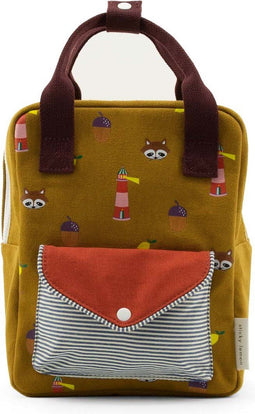 Sticky Lemon Backpack/Boekentas Small - Special Edition - Meet me in the Meadows - Khaki Green