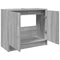 vidaXL - Wastafelkast - 63x29x55 - cm - bewerkt - hout - grijs - sonoma - eikenkleurig