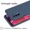 iMoshion Hoesje Geschikt voor Oppo A74 (5G) / A54 (5G) Hoesje Siliconen - iMoshion Color Backcover - Donkerblauw