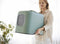 Rotho MyPet Biala - Kattenbak - Modern design - Groen & Antraciet