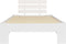 vidaXL - Bedframe - massief - grenenhout - wit - 100x200 - cm
