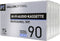 GALLUNOPTIMAL PT-90 Cassettebandje 90 min. Set van 5 stuks
