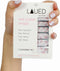 LAUED Nagelstickers - Nail Wraps - 16 Extreem Dunne Nagellak Stickers - Manicure Nail Art Folie - La Vie En Rose