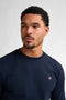 Petrol Industries - Heren Logo Sweater Seaviewpark - Blauw - Maat XXL