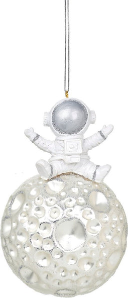 Astronaut op de maan kerstbal - Sass & Belle