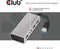 Club3D CSV-1431 - USB 3.2 Gen 1-hub 4 poorten - Aluminium behuizing met snellaadpoort - Aluminium (geborsteld)