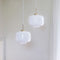 Dyberg Larsen Arp - Hanglamp E27 25W Opaal Goud 25 X 32 Cm