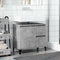 vidaXL - wastafelkast - 65x33x60 - cm - bewerkt - hout - betongrijs