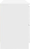 vidaXL - Tv-meubel - 100x35x54 - cm - bewerkt - hout - wit