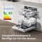 Midea SU 7.35X14BS - Vaatwasser 60 cm - 14 couverts - Hygiënische verzorging - Fluisteren en glas