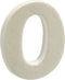 Pincello Cijfer Wit Polyestyreen 2 X 15 X 10 Cm (12 Stuks)