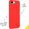 Accezz iPhone 8 Plus / 7 Plus - Back Cover - Schokabsorberend - Rood
