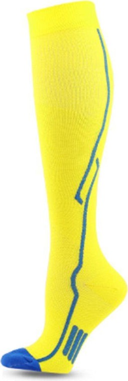 Sport+ Compressiekousen 3 Paar Hardloopsokken - Maat 41-46 L/XL - Steunkousen Vrouwen en Mannen - Wa