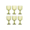 Set van bekers Home ESPRIT Groen Kristal 260 ml (6 Stuks)
