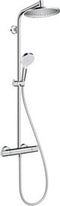 Hansgrohe Crometta S - Showerpipe - 240mm - 1 straalfunctie - Chroom - Thermostaat
