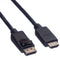 Value DisplayPort Kabel DP - HDTV 1920x1080 @60Hz - Zwart 2,0m