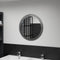 vidaXL - Wandspiegel - 60 - cm - gehard - glas