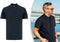 Milanoro - Elegante polo voor heren - Ademend en elastisch - Koningsblauw - XXL