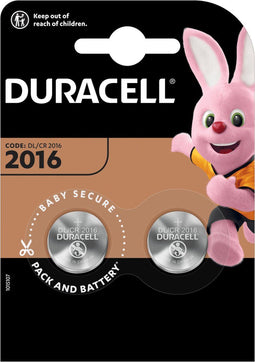 Duracell Specialty 2016 - Lithium knoopcelbatterij - verpakking van 2