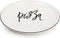 Pizzaborden 2 delige set - diameter 31cm - Wit porselein