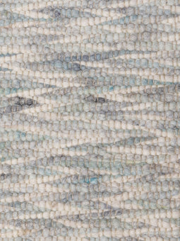 MOMO Rugs Tremezzo 54 Vloerkleed - 250x350 - Rechthoek - Laagpolig,Structuur Tapijt - Landelijk - Blauw, Meerkleurig, Wit