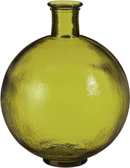 Mica Decorations Vaas Firenza - 34x34x42 cm - Glas - Groen