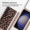iMoshion Hoesje Geschikt voor Samsung Galaxy S23 Hoesje Met Koord - iMoshion Siliconen design hoesje met koord - Roze / Animal Pink