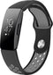 iMoshion Bandje Geschikt voor Fitbit Inspire - iMoshion Siliconen sport band ronde drukknoop zonder pinnetje - Zwart