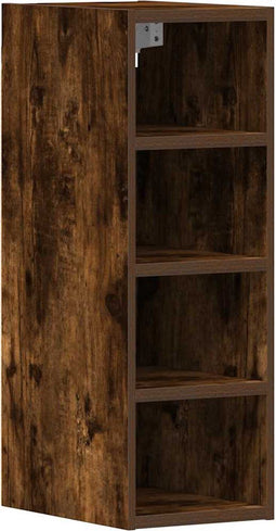 vidaXL - Hangkast - 20x29,5x60 - cm - bewerkt - hout - gerookt - eikenkleurig