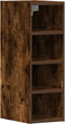 vidaXL - Hangkast - 20x29,5x60 - cm - bewerkt - hout - gerookt - eikenkleurig