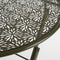 Mica Decorations Tierra Bistrotafel - H70 x Ø60 cm - Metaal - Donkergroen