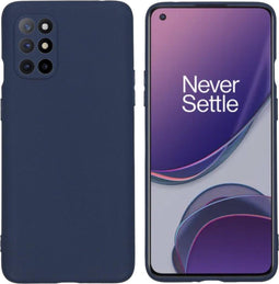 iMoshion Hoesje Geschikt voor OnePlus 8T Hoesje Siliconen - iMoshion Color Backcover - Donkerblauw