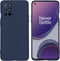 iMoshion Hoesje Geschikt voor OnePlus 8T Hoesje Siliconen - iMoshion Color Backcover - Donkerblauw