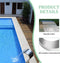 RVS Waterval Fountain voor Zwembad en Tuin - 30x60 cm