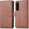 iMoshion Hoesje Geschikt voor Sony Xperia 1 IV Hoesje Met Pasjeshouder - iMoshion Luxe Bookcase - Bruin