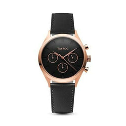 Tayroc TY56 - Polshorloge Dames - Roestvrij staal - Ø 36 mm - Zwart/Roze