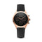 Tayroc TY56 - Polshorloge Dames - Roestvrij staal - Ø 36 mm - Zwart/Roze
