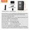 Politiecamera 2K, waterdichte camera met 128 GB, met audio- en video-opname, ingebouwde batterij met