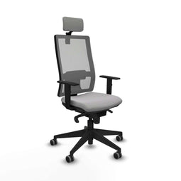 Bureaustoel Piqueras y Crespo 1D066G2 Lichtgrijs
