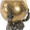 Decoratieve figuren DKD Home Decor Atlas Gouden Hars Mannen Lichtgrijs Modern (15 x 14 x 28 cm)