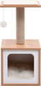vidaXL - Kattenkrabpaal - met - sisal - krabmat - 62 - cm