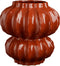 Mica Decorations Altea Vaas - Keramiek - H35 x Ø33 cm - Rood