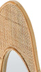 DORNES - Wandspiegel - Naturel - Rotan