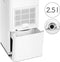 TROTEC TTK 27 HEPA - Luchtontvochtiger en luchtreiniger - 95 % HEPA-filtering - Wit