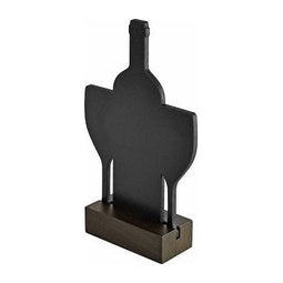 Klika - Krijt-tafelstandaard Wijn bxh 10x18cm - 15 stuks