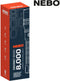 Nebo Davinci™ 8000 - Oplaadbare LED zaklamp - 8000 Lm - Donker grijs